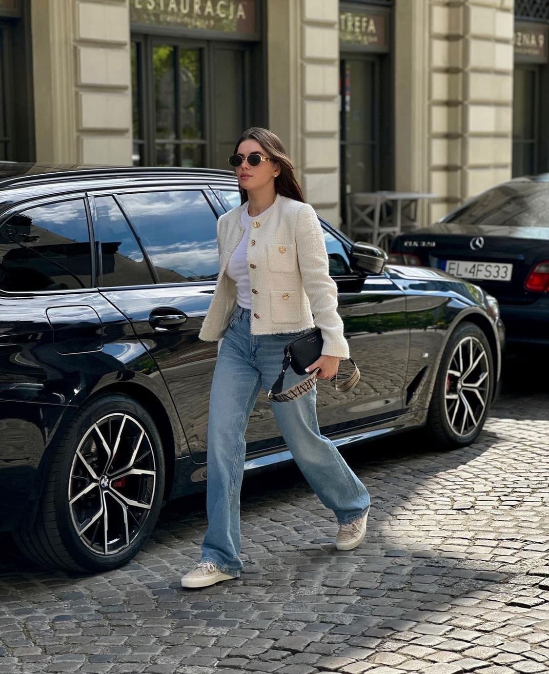 화이트 트위드 자켓 상품이미지6