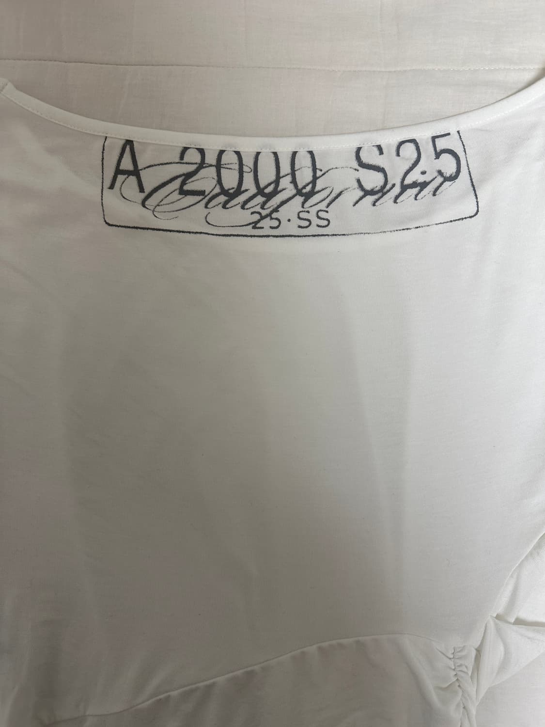 2000아카이브스 카플레이트 드레이프 탑 화이트 01 상품이미지2