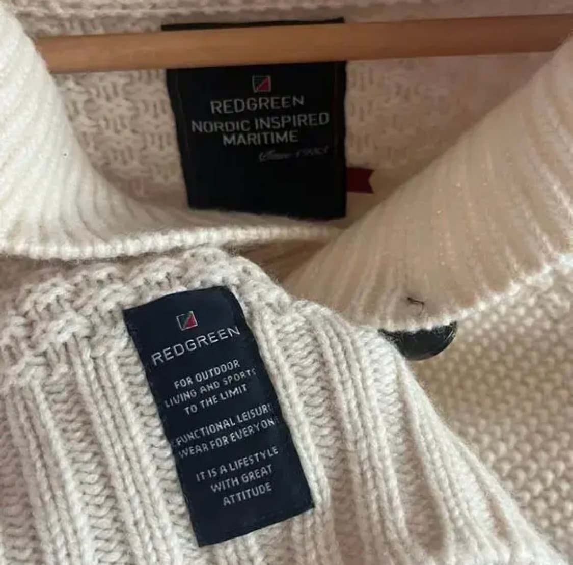 레드그린 램스울 캐주얼 카라 니트 110 빅사이즈  상품이미지4