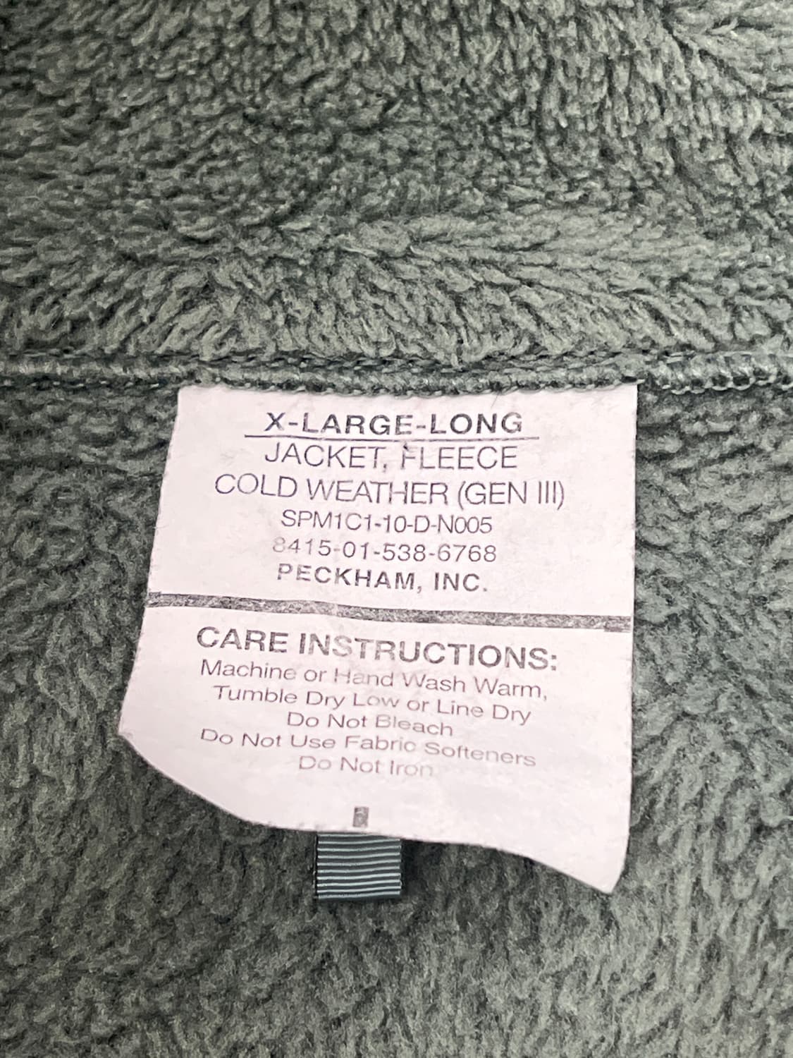 미군 플리스 자켓 젠3 XL 상품이미지3