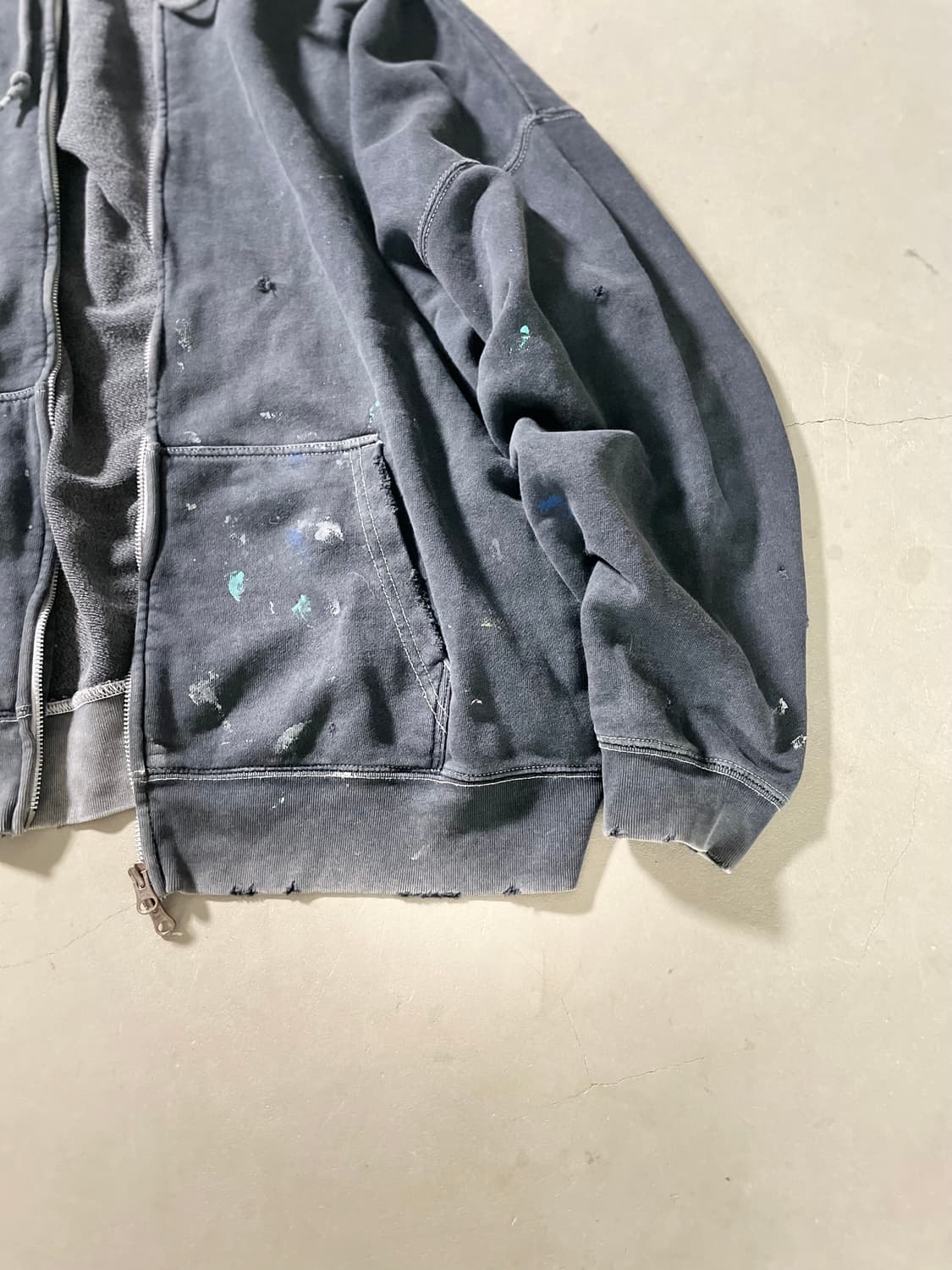 저널스탠다드 TRISECT 데미지 집업 후디 상품이미지4