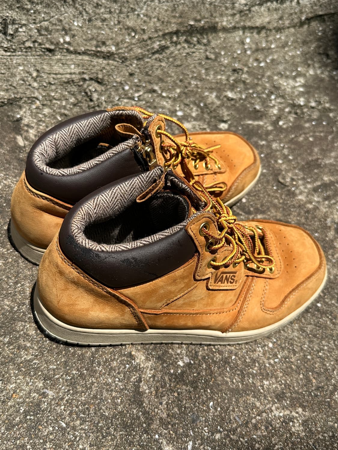 Vans 트레킹화 레더 브라운 부츠 상품이미지4