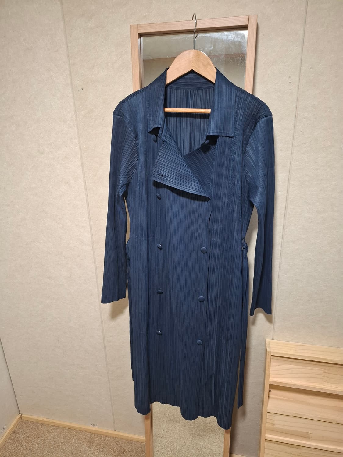 플리츠미 더블 롱 자켓 상품이미지1