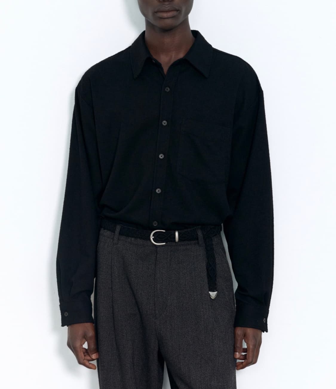 인사일런스 컷오프 네프 셔츠 BLACK L사이즈 상품이미지5