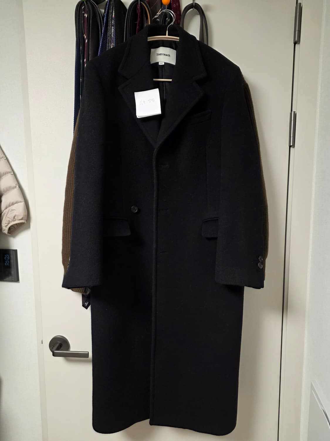 토니웩 Tonywack 싱글 테일러드 랩 코트  S 사이즈 상품이미지1