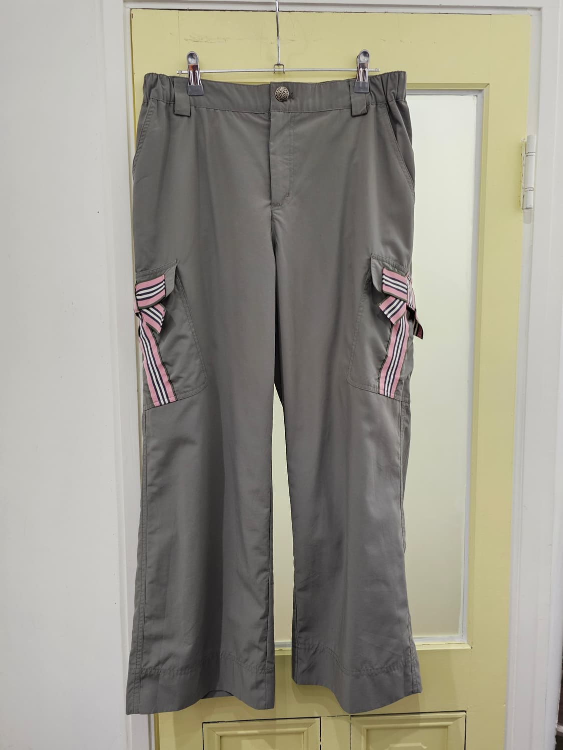 Japan 카키 리본 카고PT 상품이미지2