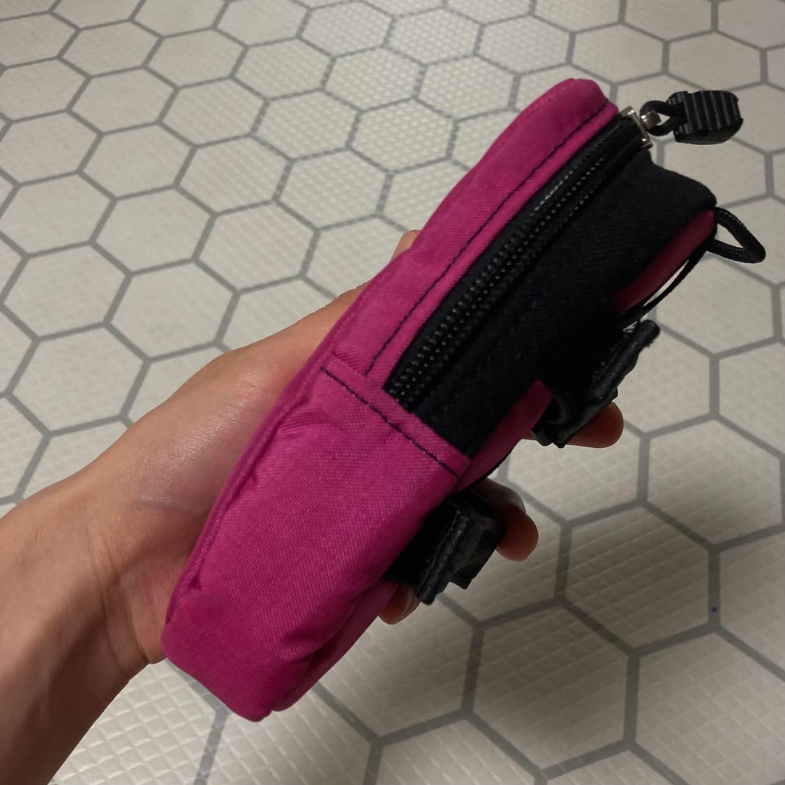 그레고리 구형로고 핑크 파우치 상품이미지5