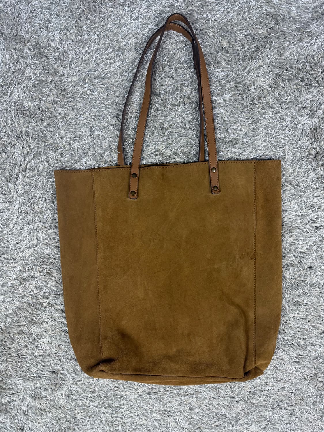 [정품] 마시모두띠(Massimo Dutti) 스웨이드 토트백 - 상태  상품이미지2