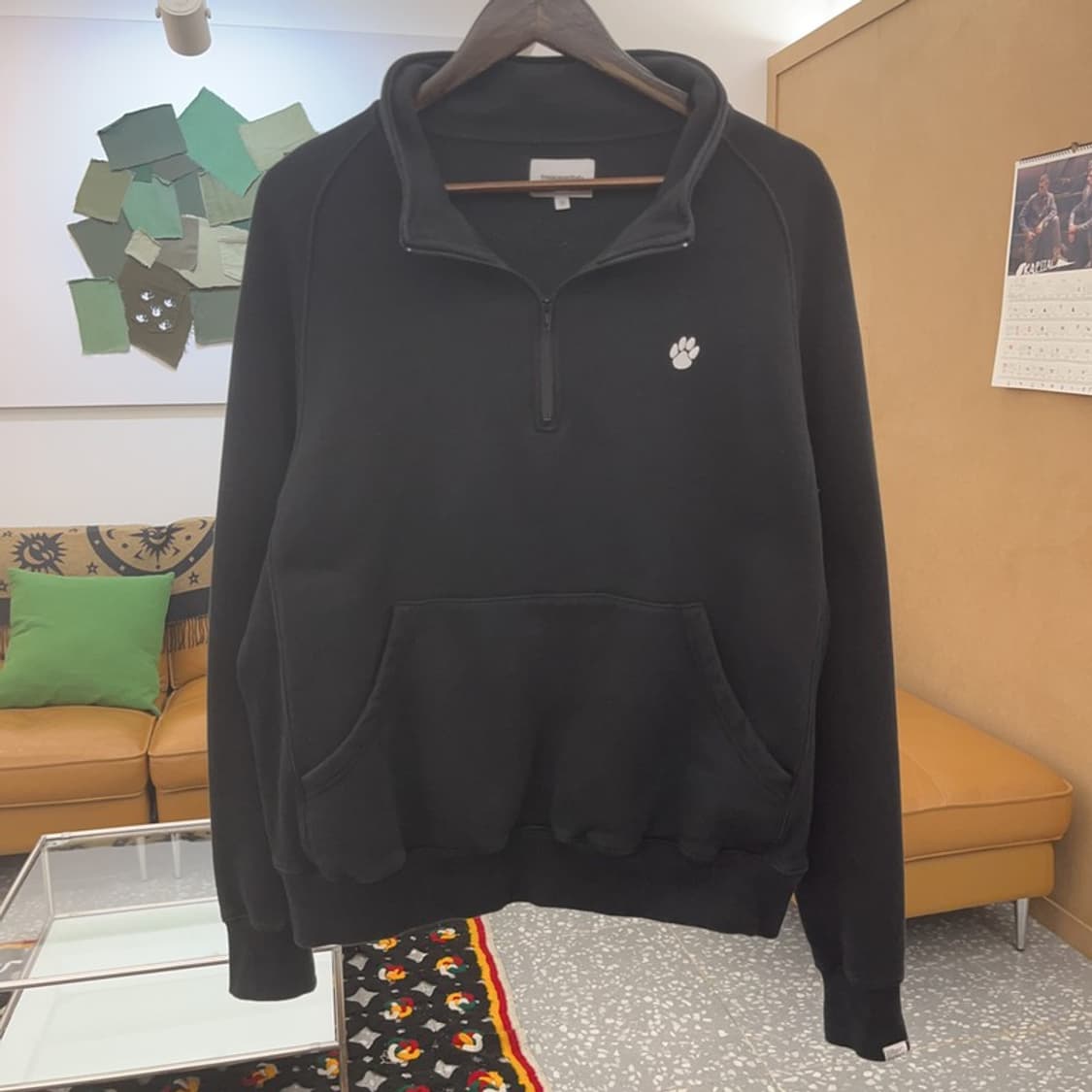 디스이즈네버댓 약기모 반집업 키치 자수패치 맨투맨 M C08461 상품이미지3