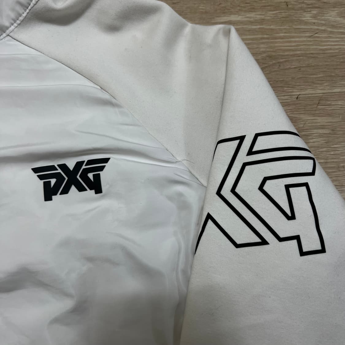 PXG 여성 골프웨어 기능성 반집업 져지 트랙탑 [화이트] M/95 상품이미지4