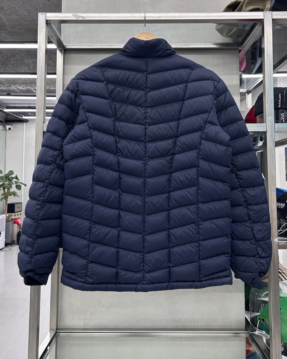 몽벨 Montbell 제나 덕다운 숏패딩 네이비 상품이미지3