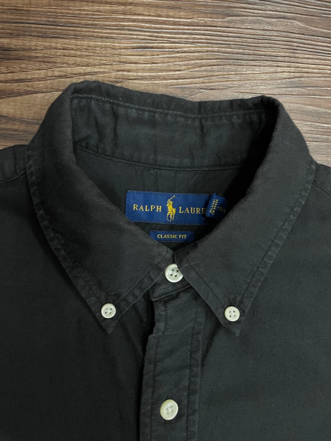 폴로 랄프로렌 블랙 클래식핏 셔츠 상품이미지6