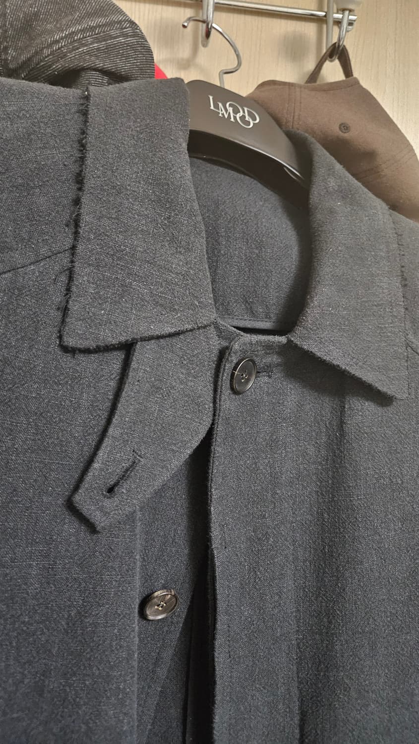 유스 린넨 발마칸 컷오프 코트 상품이미지4