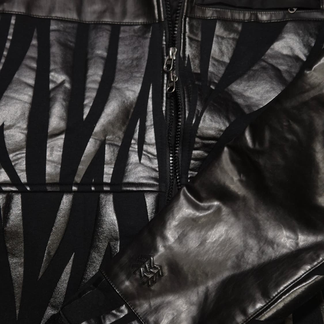 코오롱스포츠 10S 가죽 후드집업 자켓 상품이미지6