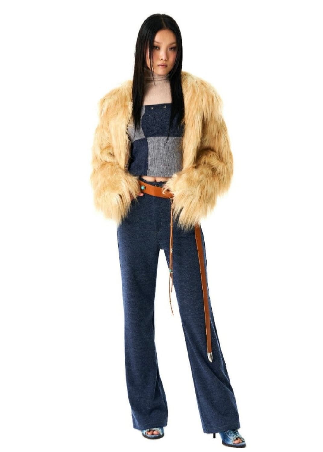 BADEE Hairy Faux Fur Jacket 상품이미지5