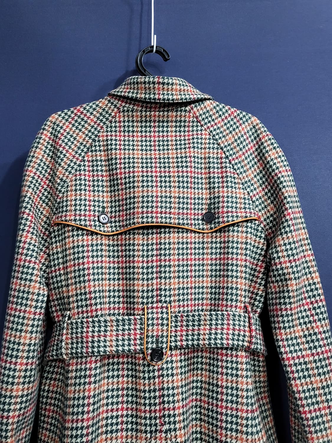 캐시미어 체크 코트 상품이미지8