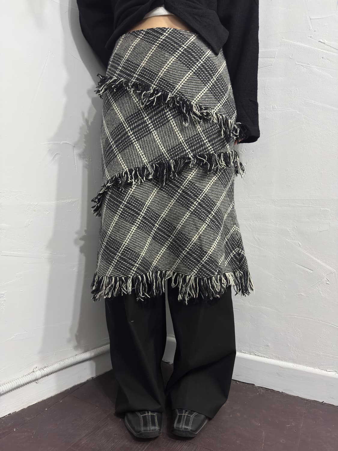 asiabeat design layered skirt 상품이미지4