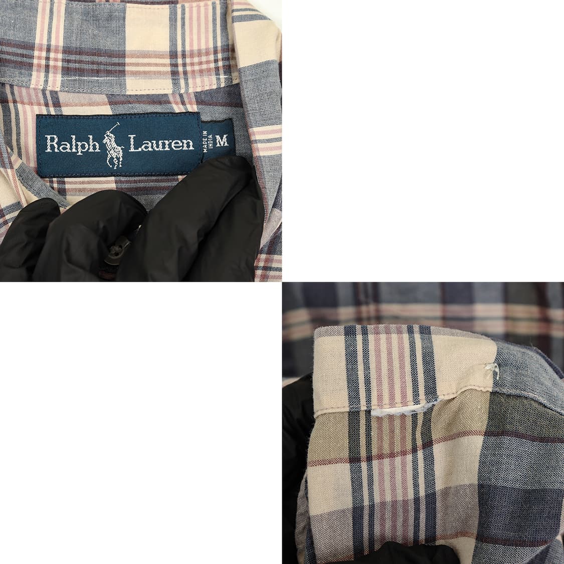 폴로랄프로렌 플래드 하프 셔츠 (M) 상품이미지8