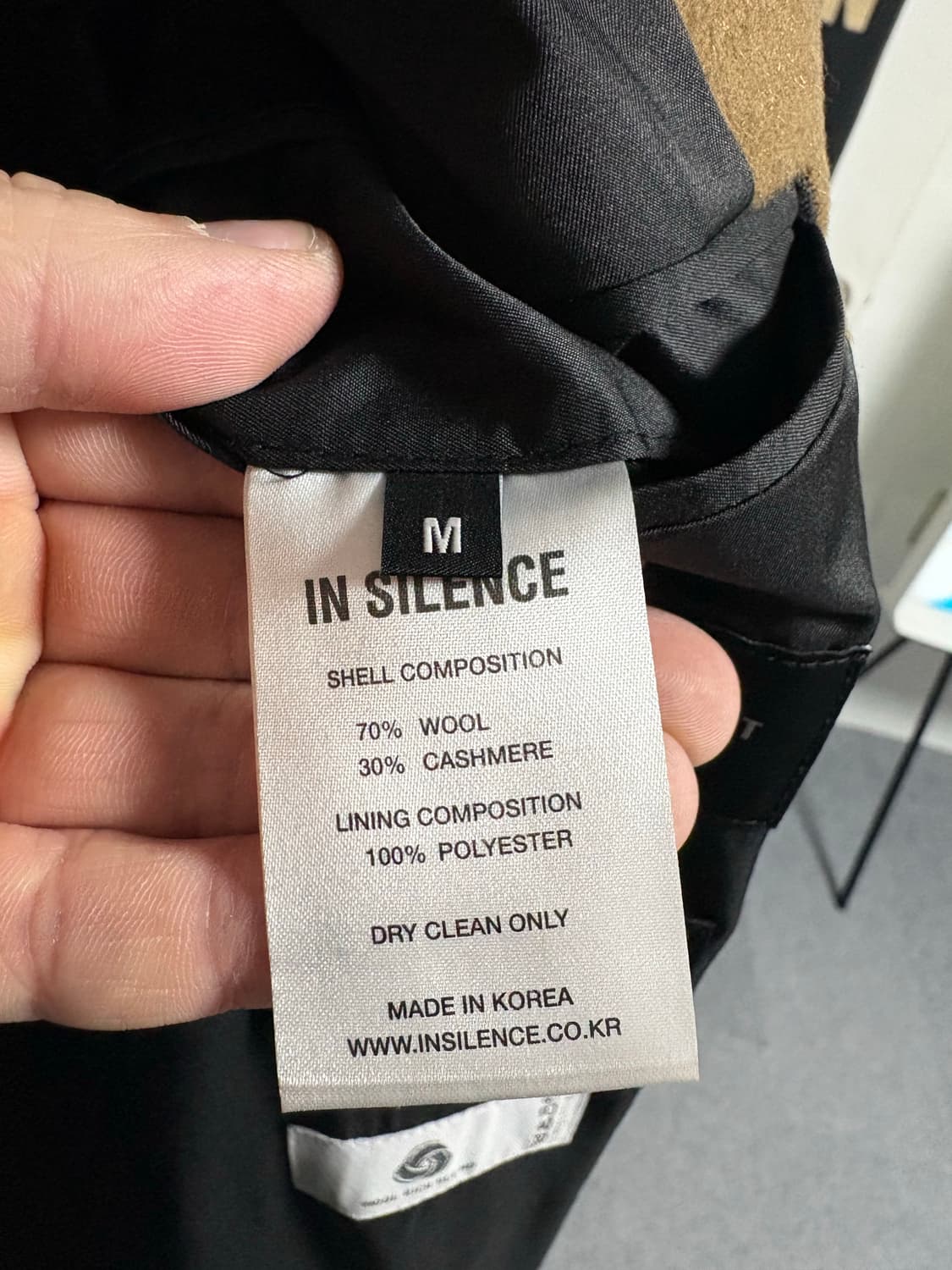 인사일런스 울 캐시미어 더블코트 상품이미지4