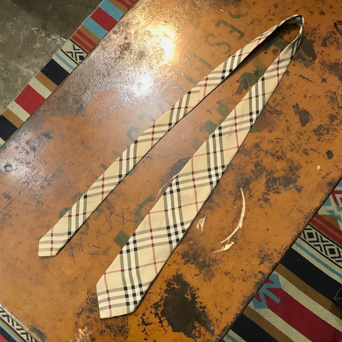 버버리 노바체크 넥타이 남녀공용  상품이미지2