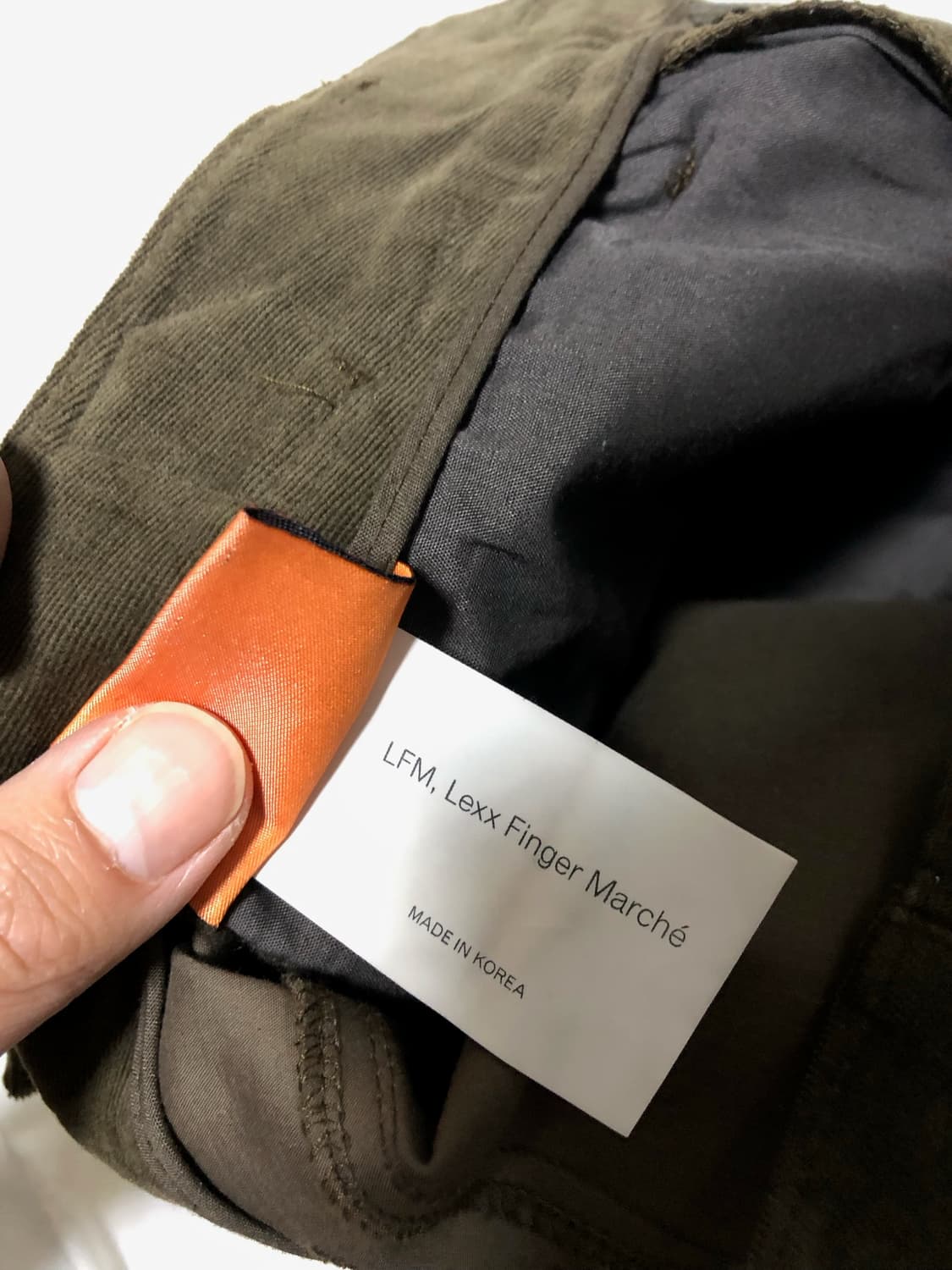 1) LFM 카키브라운 코듀로이 팬츠 상품이미지5
