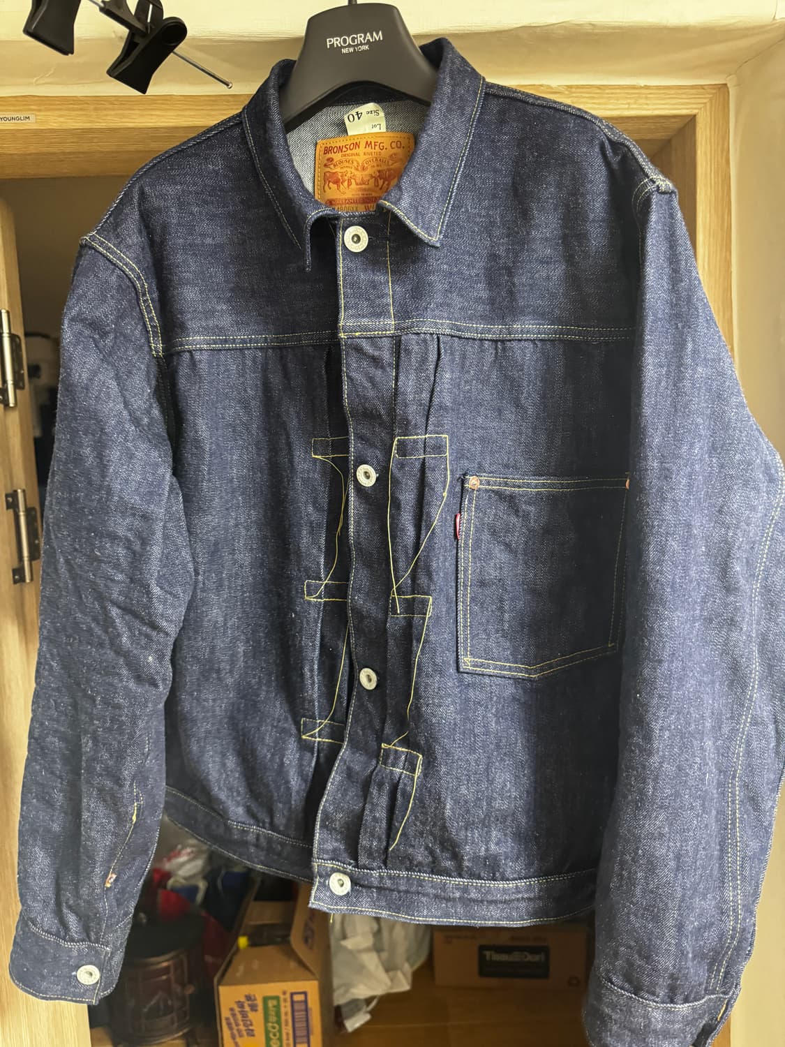 (소킹만 한 새것)브론슨 44806XX 대전판 타입1 자켓 40사이즈 상품이미지1