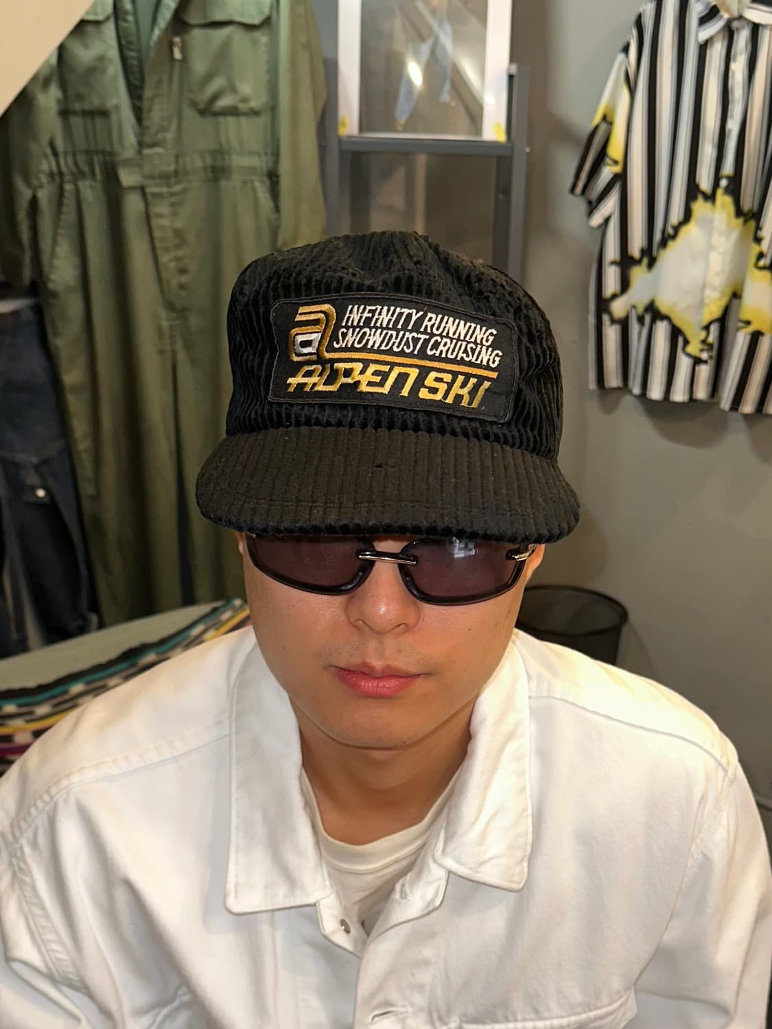 90’s Alpen Ski corduroy trucker cap 상품이미지2