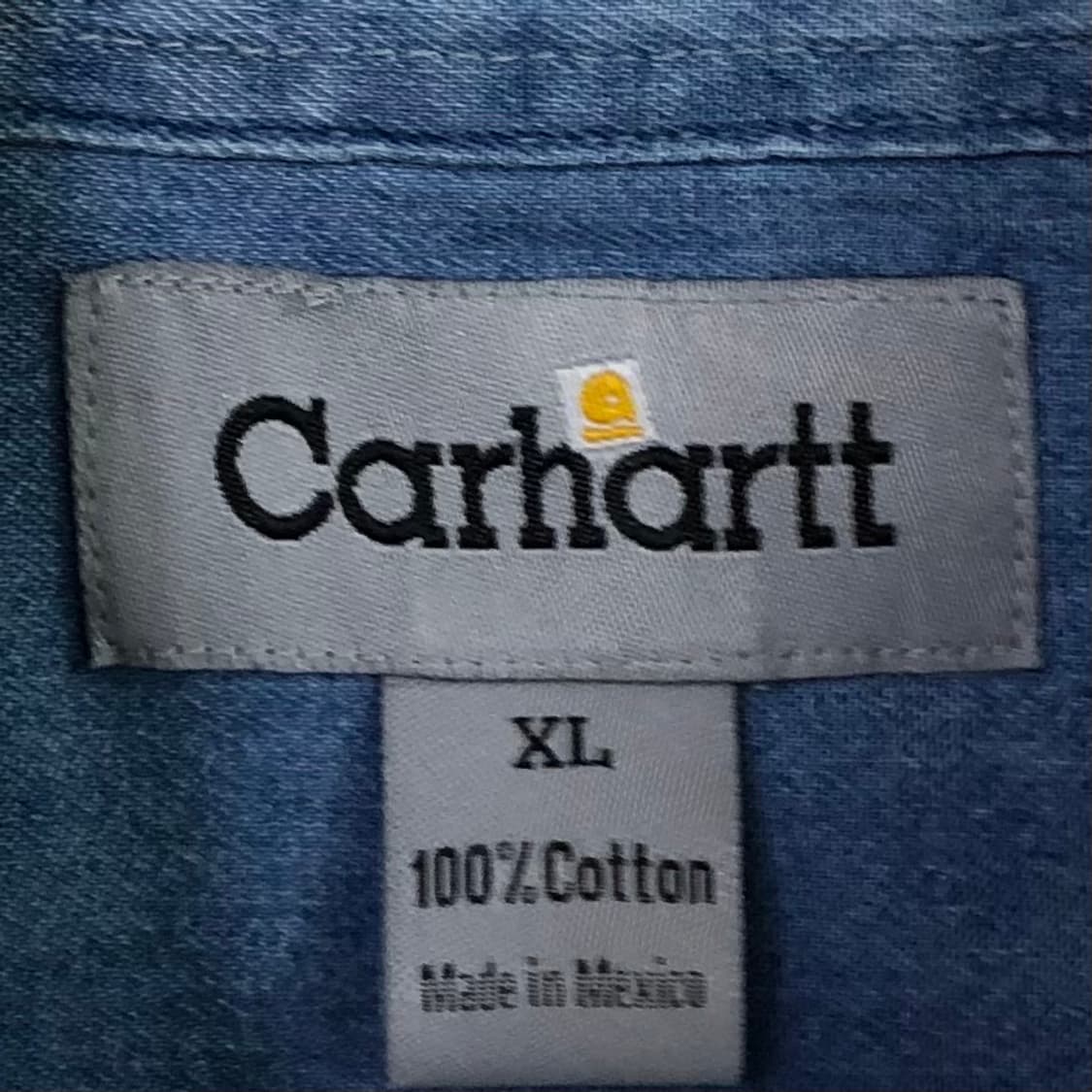 XL 칼하트 데님 셔츠 상품이미지3