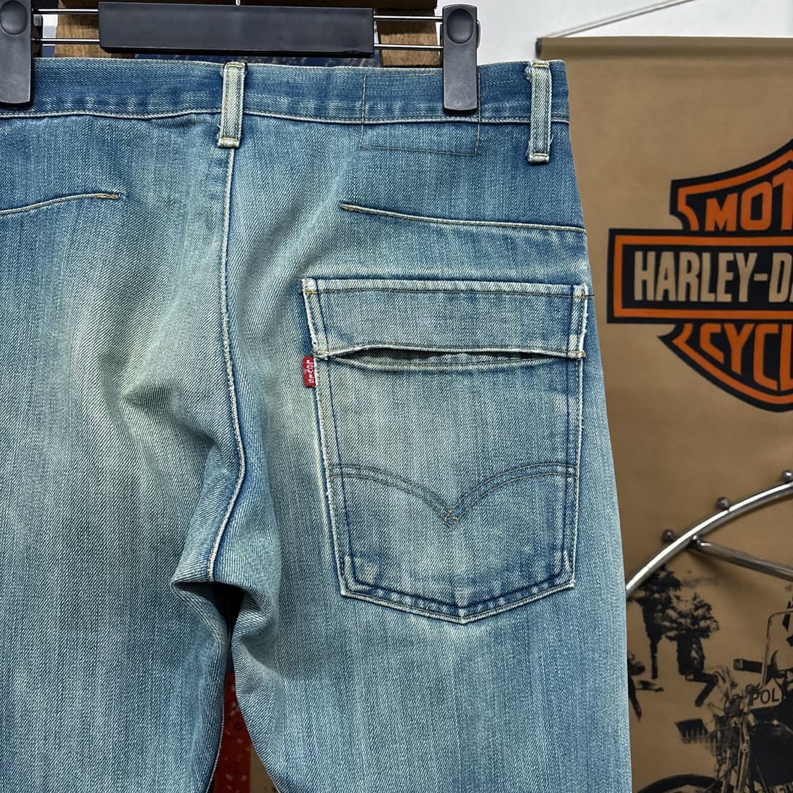 00s 리바이스 렌지니어드 진 3D 커브드 데님팬츠 빈티지워싱 N546 상품이미지6