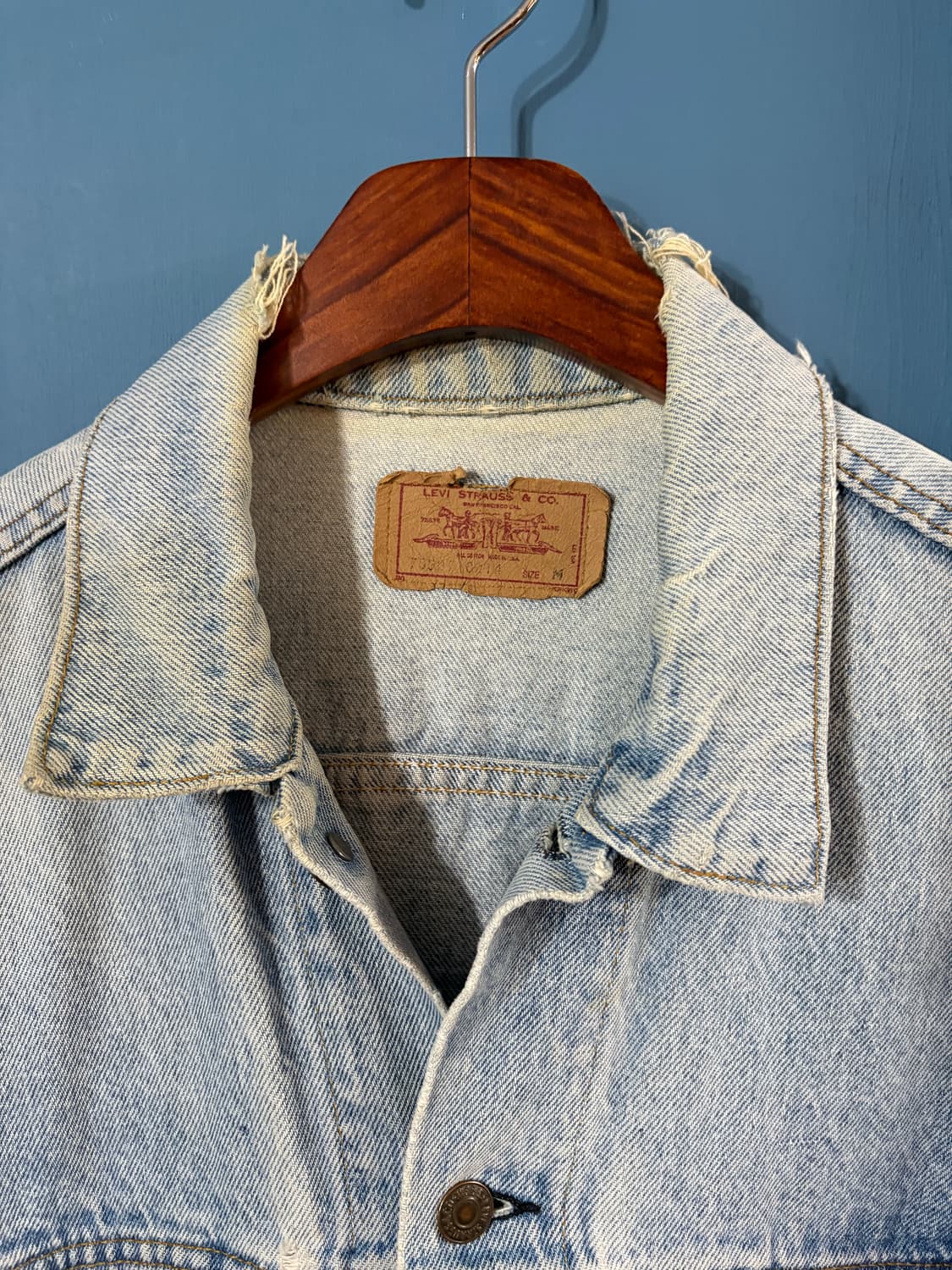 80‘s USA Levis 70507 denim jacket.  상품이미지3