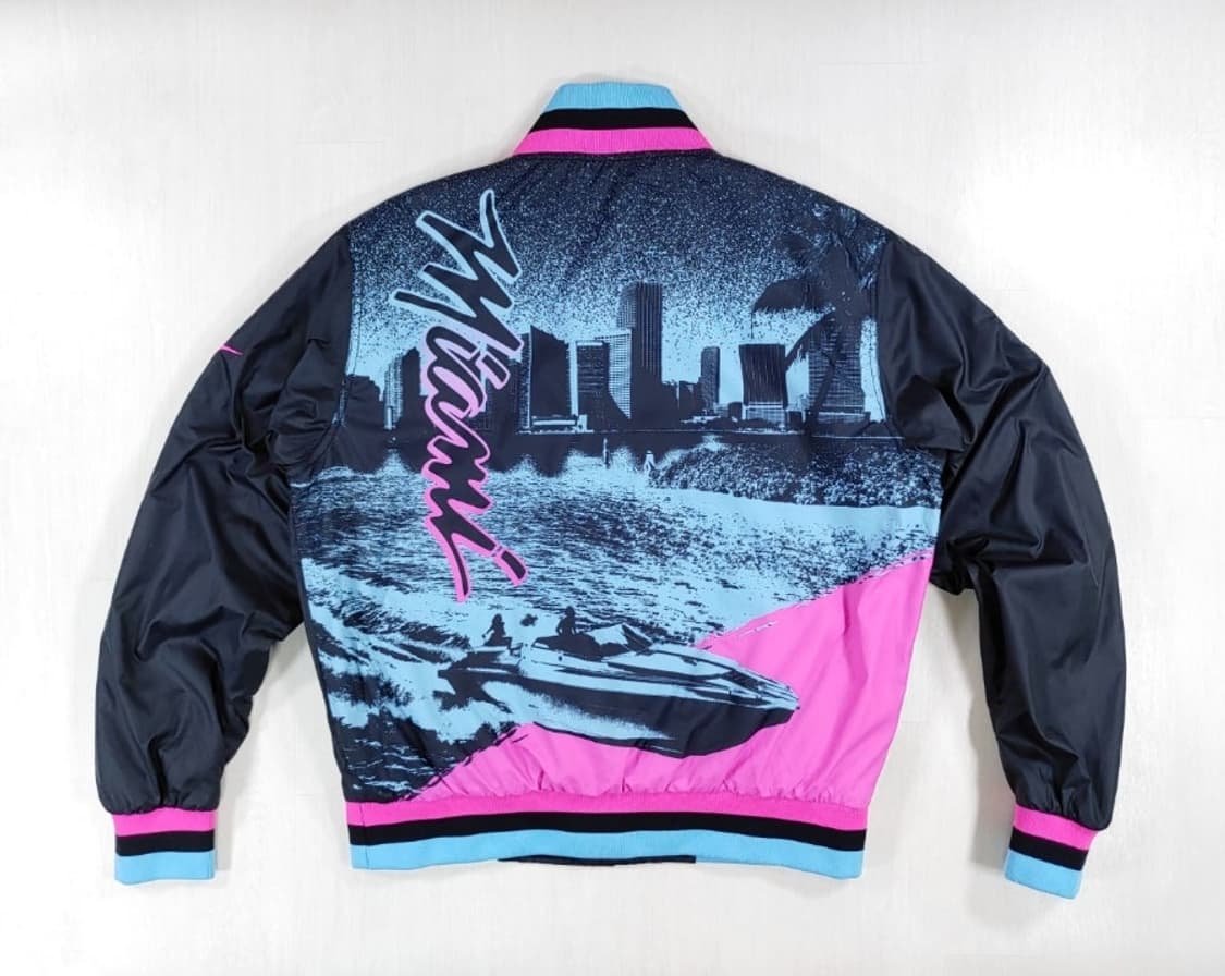 나이키 마이애미 히트 NBA 바시티자켓 M 상품이미지8