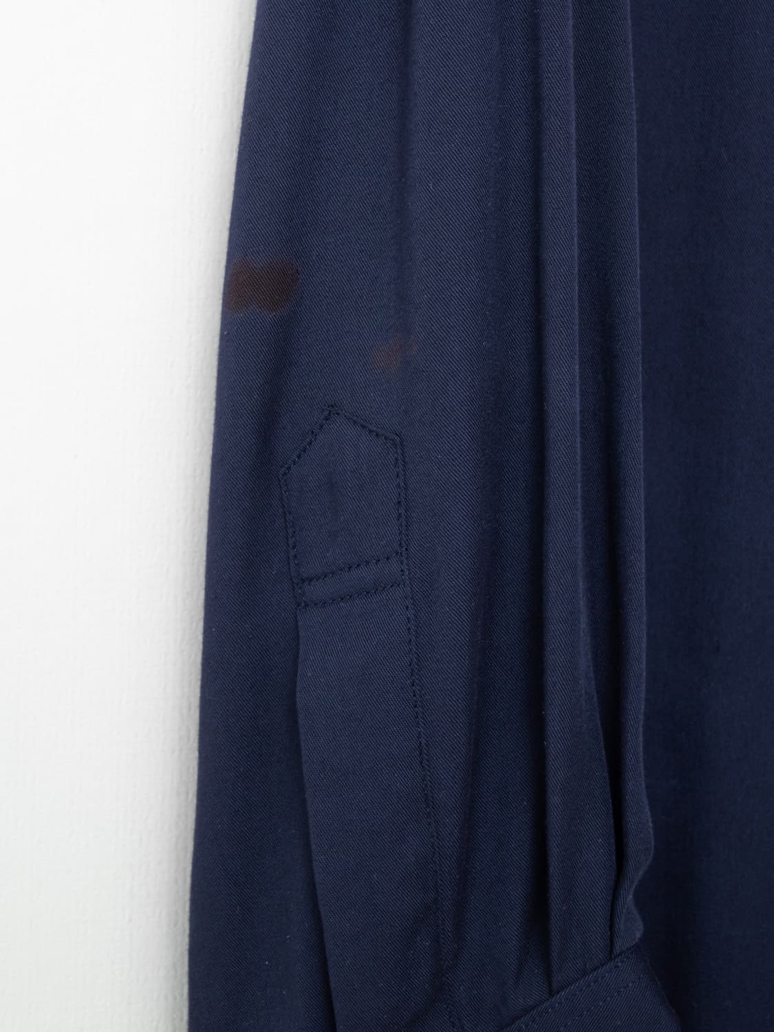 ‘00s Rayon Sleeping Shirt Navy 상품이미지6