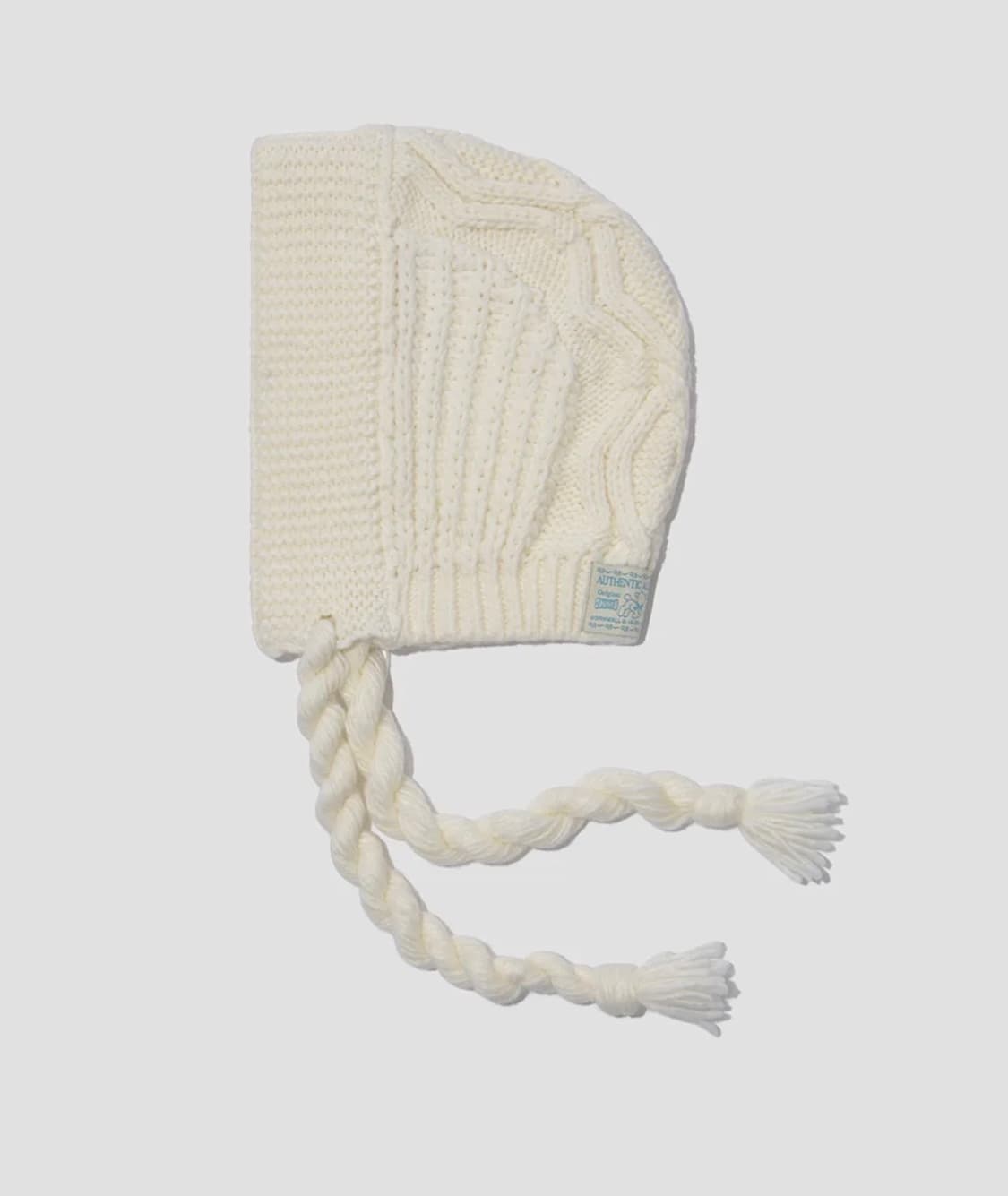 락피쉬웨더웨어 케이블 니트 바라클라바 아이보리 상품이미지1
