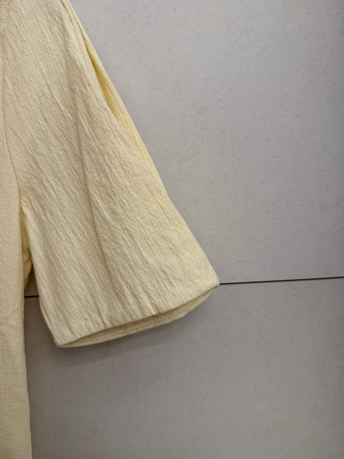 연노랑 반팔 원피스 판매합니다  상품이미지7