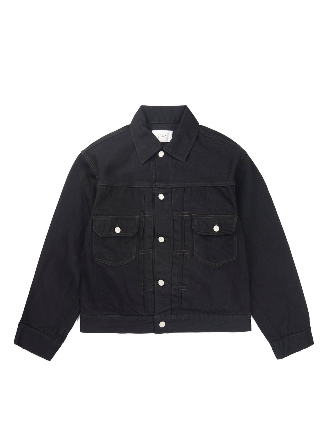 시오타 블랙진 자켓 팝니다.(44 사이즈) 상품이미지1