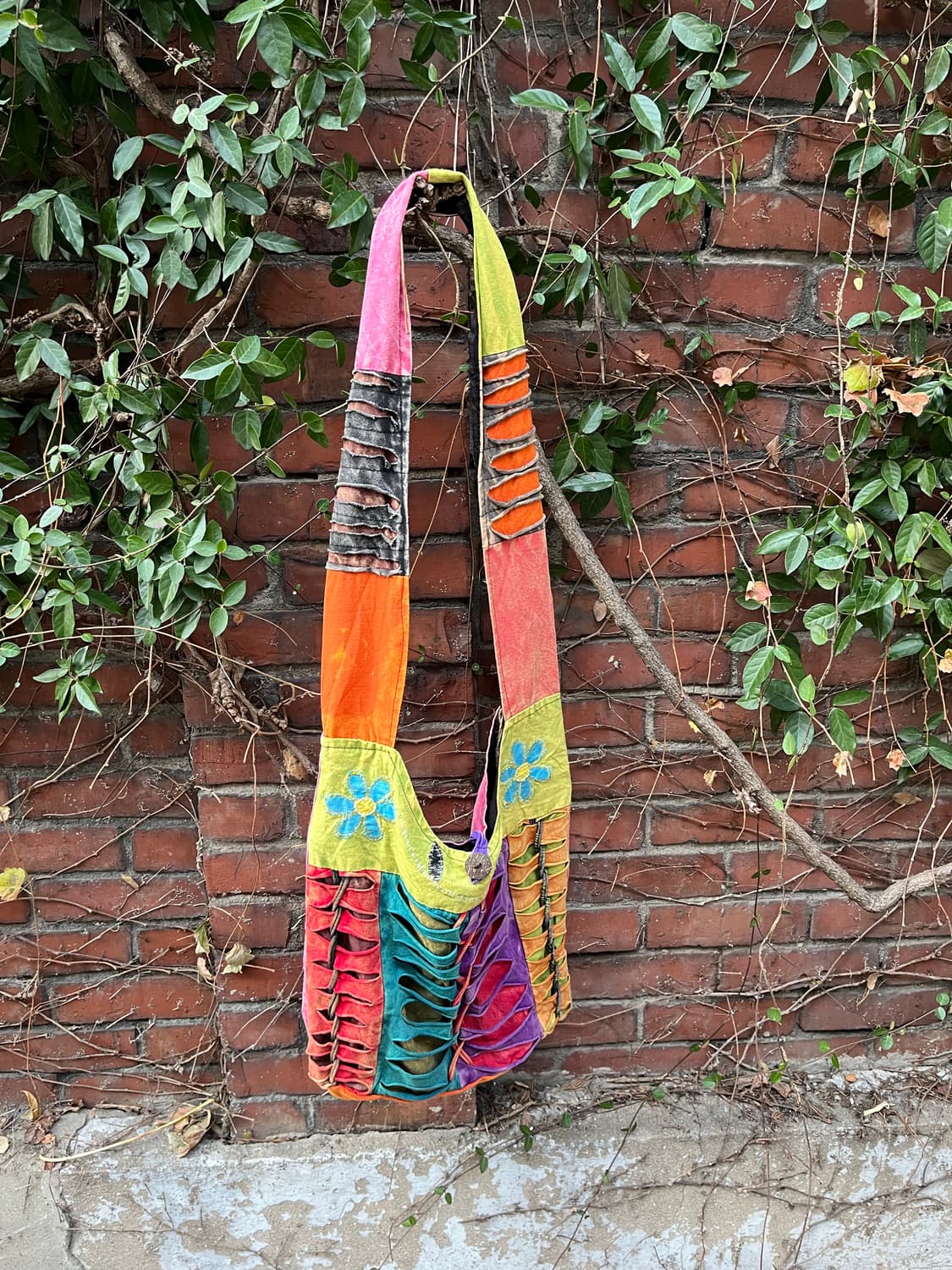 히피무드 패치 크로스백 상품이미지1