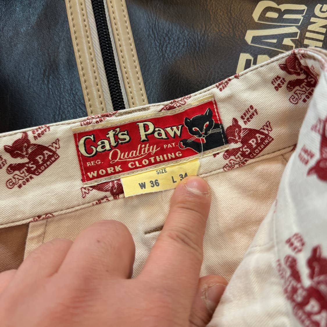 캣츠 포 BY 토요 엔터프라이즈 와이드 스트레이트 치노 팬츠 34 35 상품이미지9