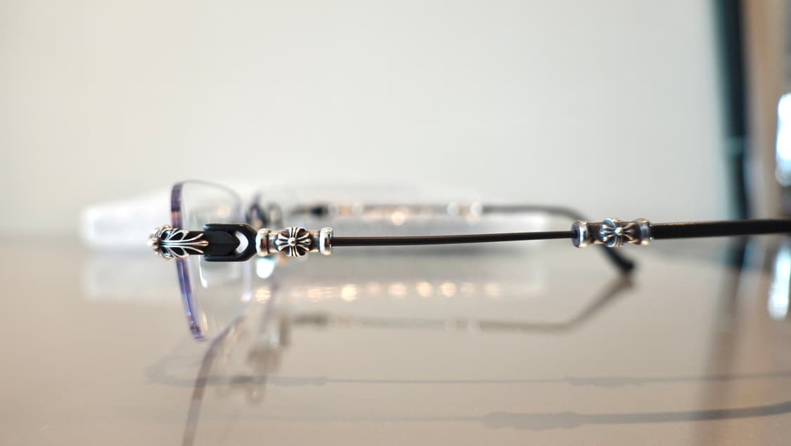 크롬하츠 필스3 블랙/실버 무테안경 상품이미지2