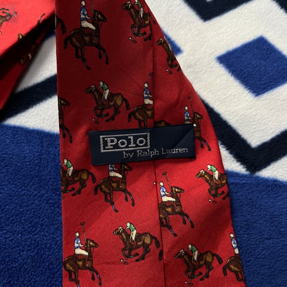 90s 폴로 랄프로렌 실크100 빈티지 넥타이 상품이미지3