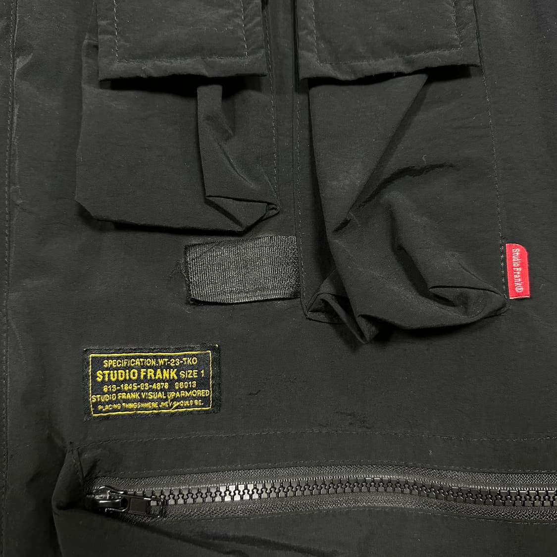 ✨ (바배) 빈티지 테크 웨어 더블탭스st 아메카지 트러커 자켓  상품이미지4