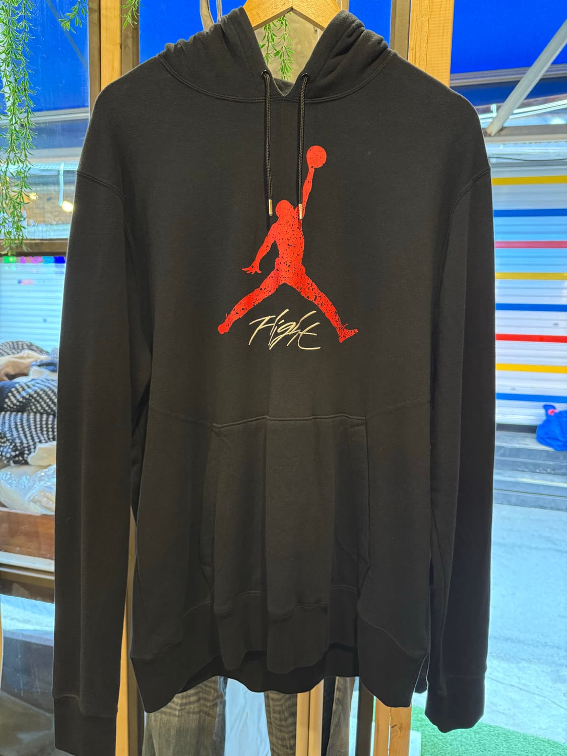 조던 플라이트 블랙 후드티 상품이미지1