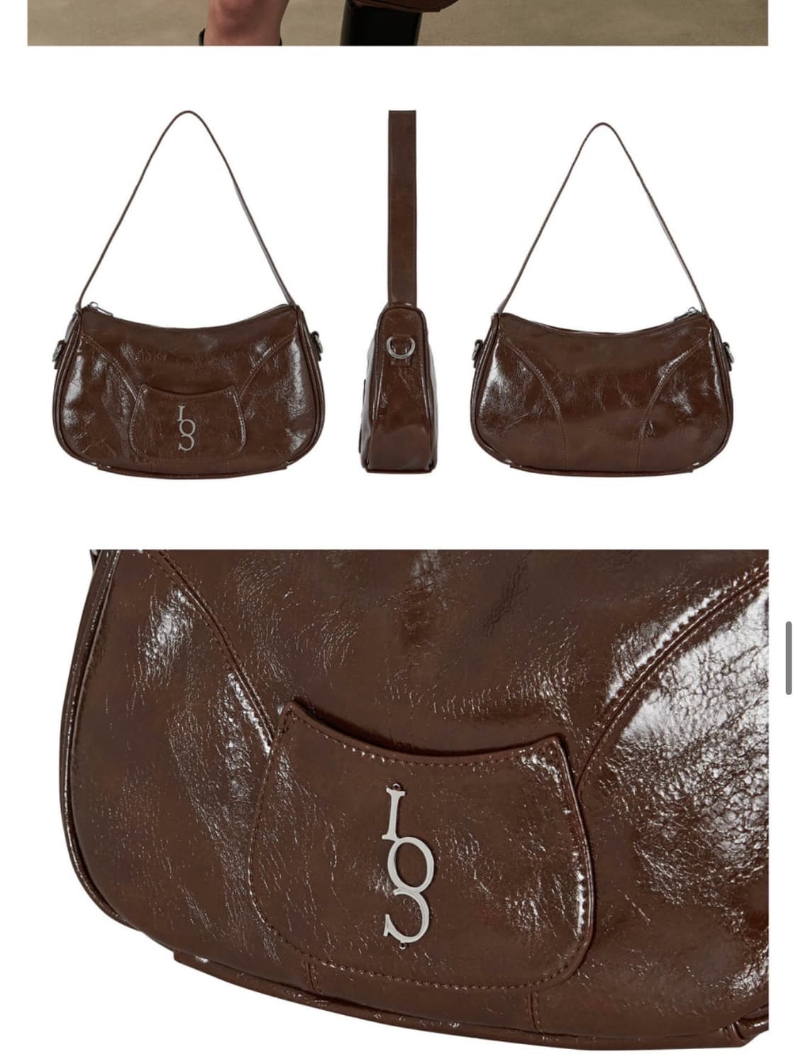 일리고 시그니처백 브라운 상품이미지3