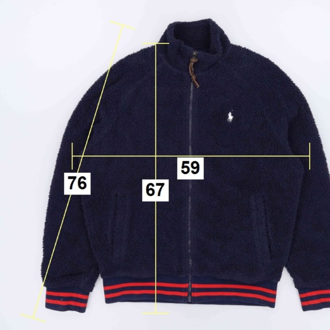 S 폴로 랄프로렌 딥파일 레트로 쉐르파 플리스 자켓 4102 상품이미지10