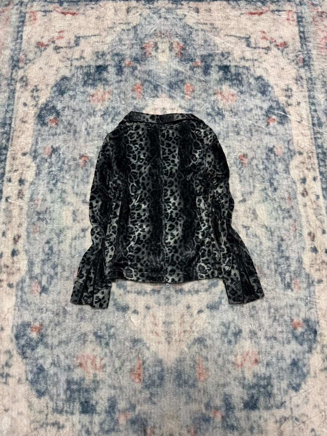Rubik snow leopard velour fur rider jack 상품이미지7