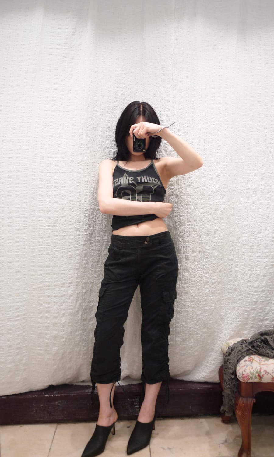 Shadow Ruched Capris 상품이미지2