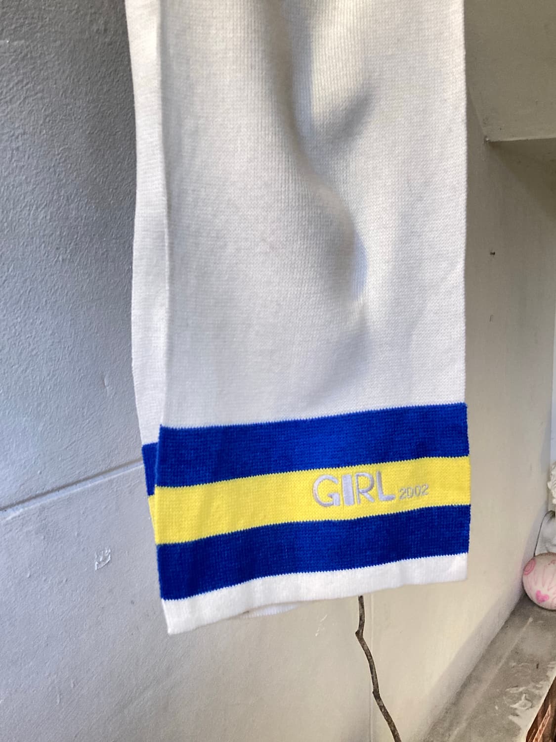 블루 스트라이프 girl 머플러 상품이미지2