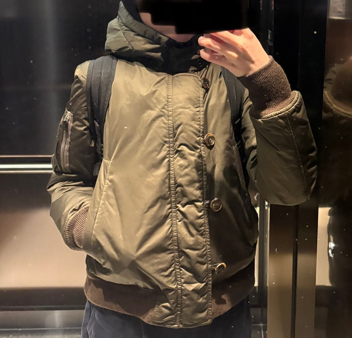 United Arrows White Label 다운 점퍼 상품이미지10