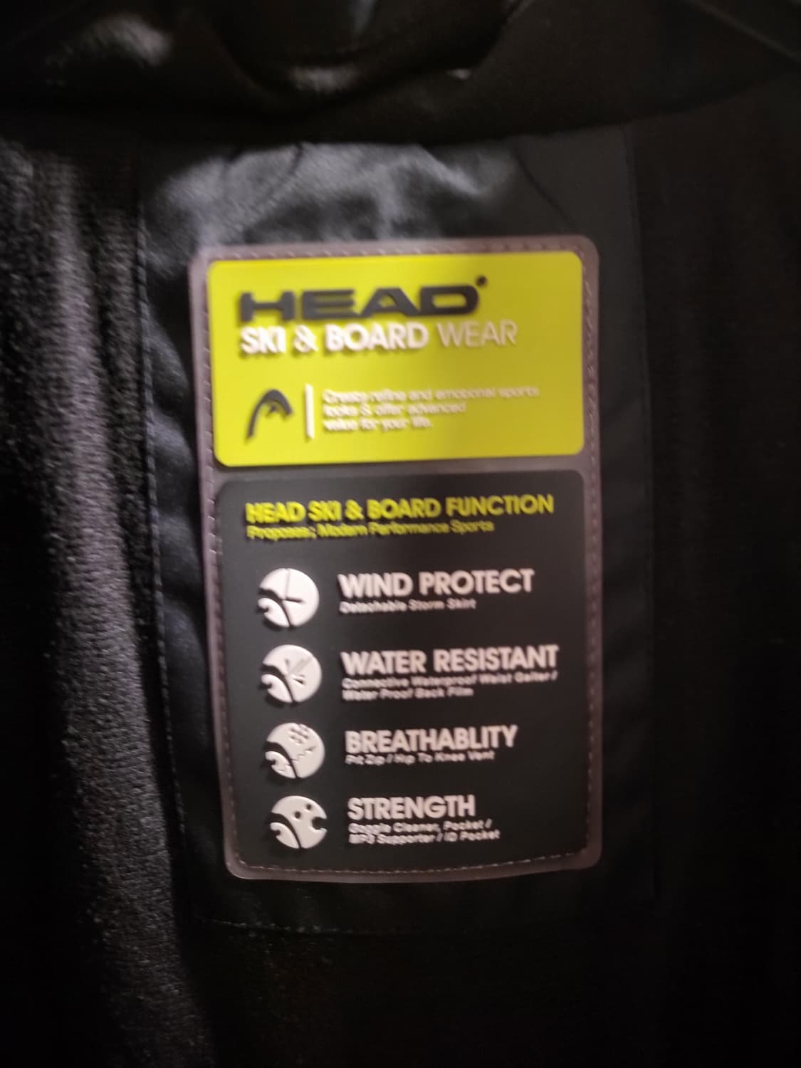 HEAD 헤드 스키 보드 방풍 자켓 상품이미지6