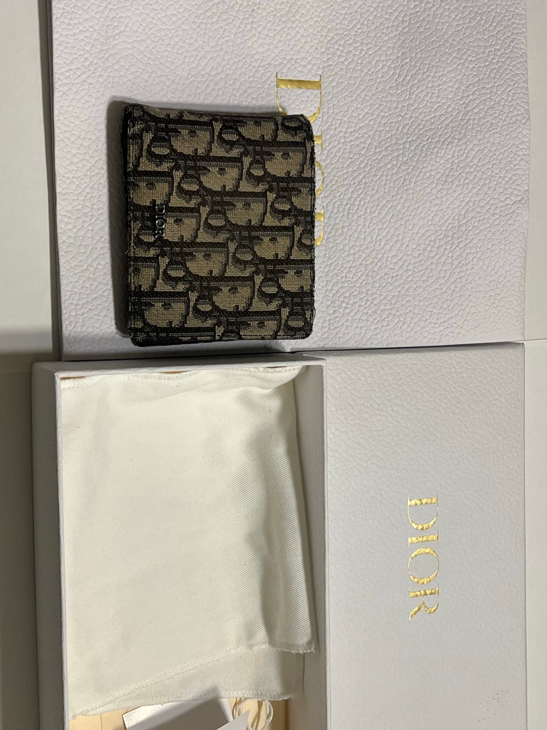 디올 오블리크 반지갑 풀박스 상품이미지5