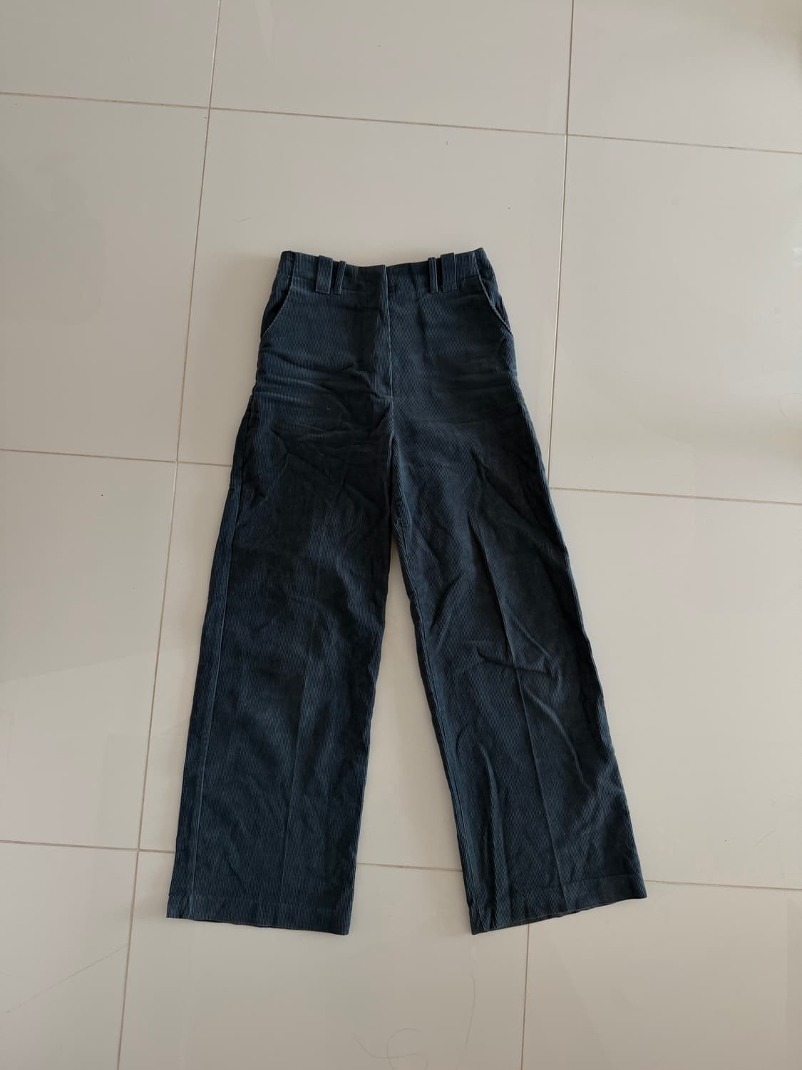 블루 코듀로이 팬츠 상품이미지1